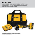 Dewalt DCG415W1 20V MAX XR Brushless Lithium-Ion 4-1/2 in. - 5 in. Small Angle Grinder with POWER DETECT Tool Technology Kit (8 Ah) image number 1
